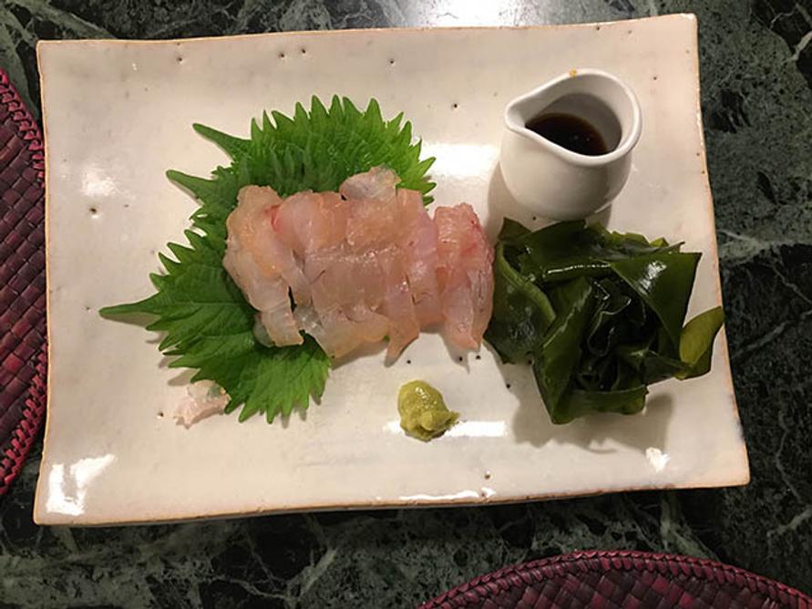 鯛の昆布締め