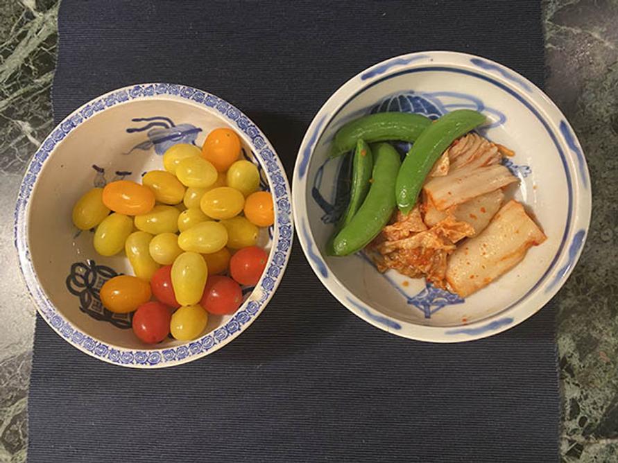 トマトとキムチ