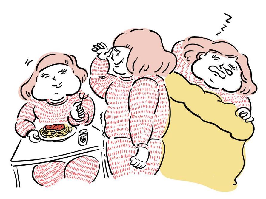 ダイエットに励むライターP子