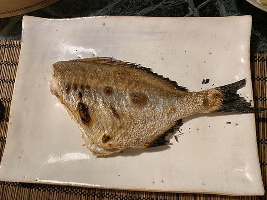 花鯛の塩焼き