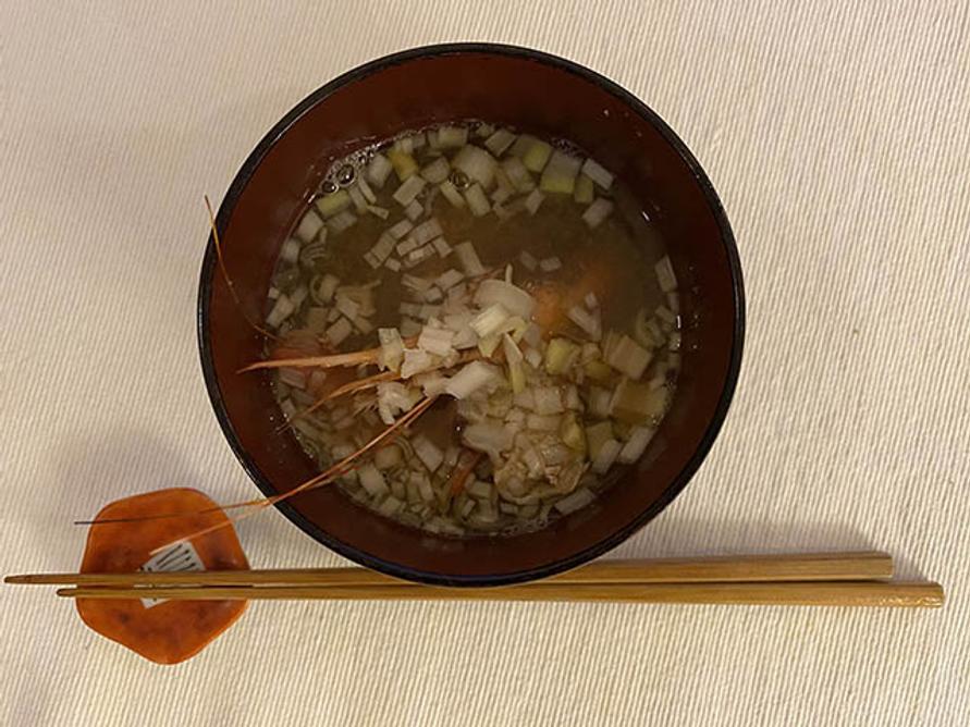 海老の味噌汁