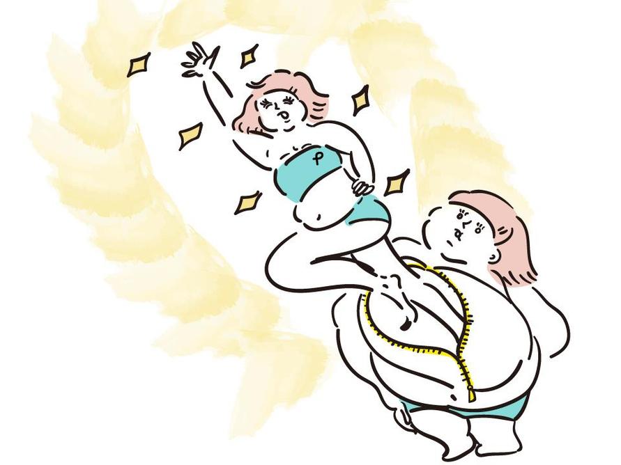 脂肪を脱ぎ捨てたライターP子