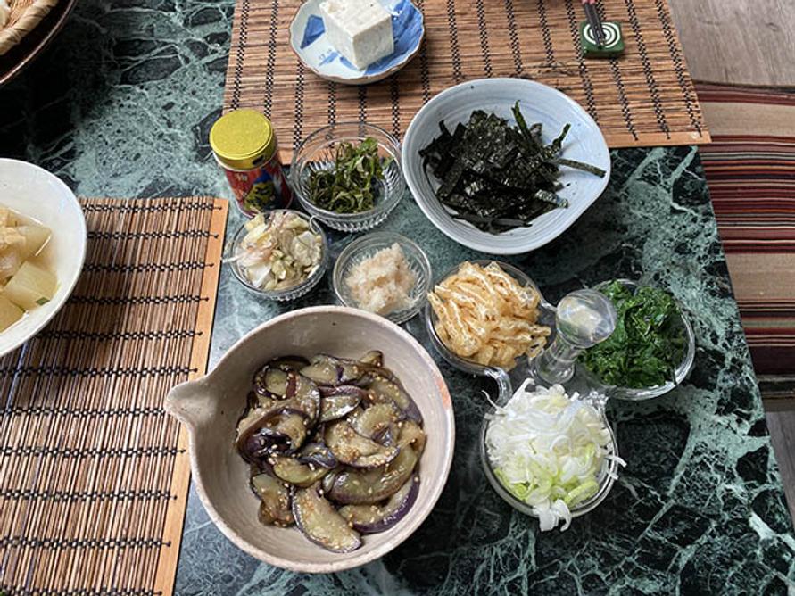 そうめんの薬味
