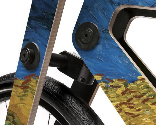 日常的にアートを！ゴッホ美術館限定ゴッホのひまわりの自転車