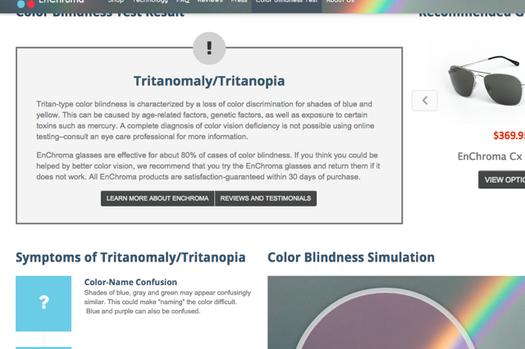 enchroma 色弱補正眼鏡 未使用 跳ね出し