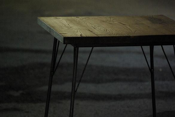世界にたった1台のテーブル、「鉄脚古材ラボ」でオーダーしてみました