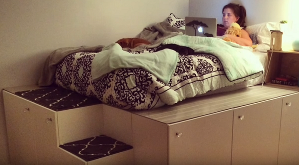 IKEA DIYベッド IKEAハック。収納付きベッドの作り方 | ROOMIE（ルーミー）