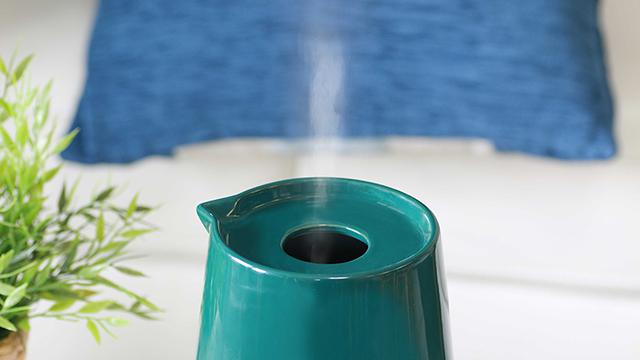 お部屋になじむ陶器製の超音波式加湿器「Onlili（オンリリ