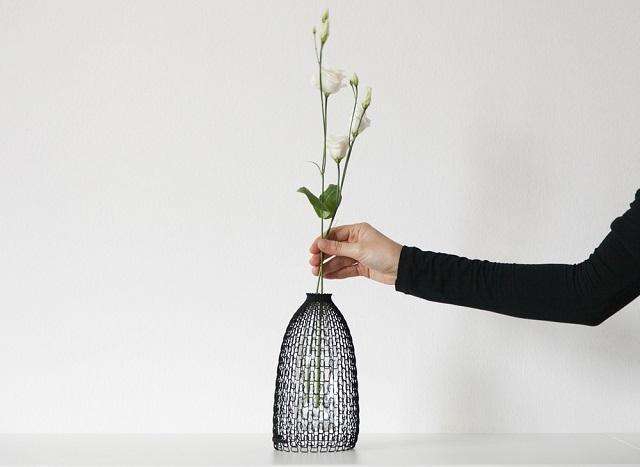 水はどうなるの？ 3Dプリンターでつくる「メッシュ状の花瓶」 | ROOMIE