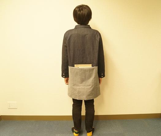 手ぶらで出かけたい」が叶う。A4ノートが入るデニムジャケット 