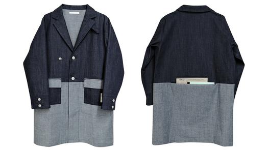 手ぶらで出かけたい」が叶う。A4ノートが入るデニムジャケット 