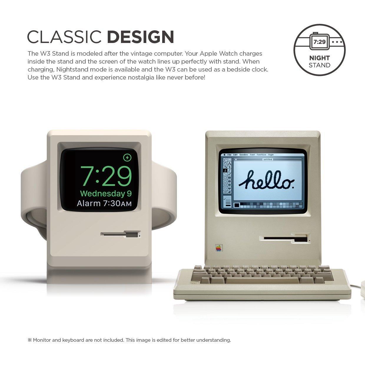 初代マッキントッシュ風のApple Watch専用充電器が登場 | ROOMIE