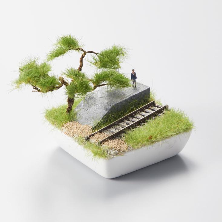 ジオラマ界でも注目。盆栽風鉄道ジオラマを満喫できる「盆ラマ®展