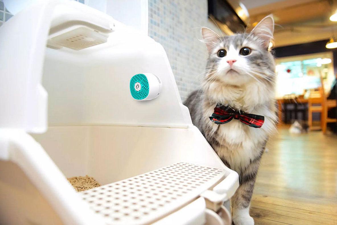 NASAが認めた光触媒技術。猫トイレや生ゴミに磁石でつける「小型消臭器