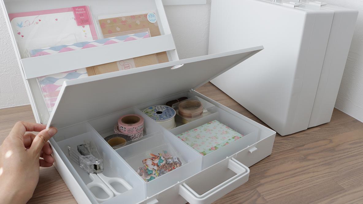 準備も後片づけも一瞬！無印のケースで叶える「セット収納」とは