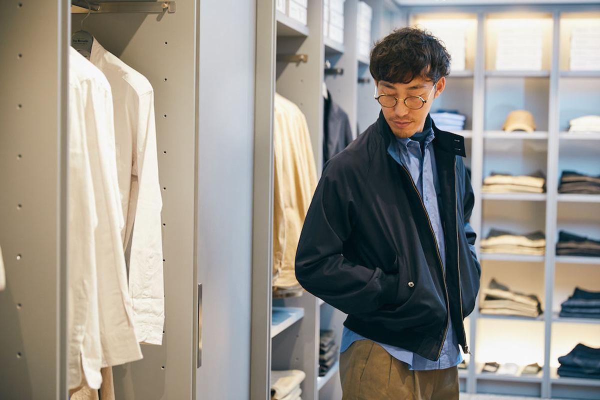 Scyeのジャケットは春先にサッと羽織るだけで上品にキマる一枚でした 