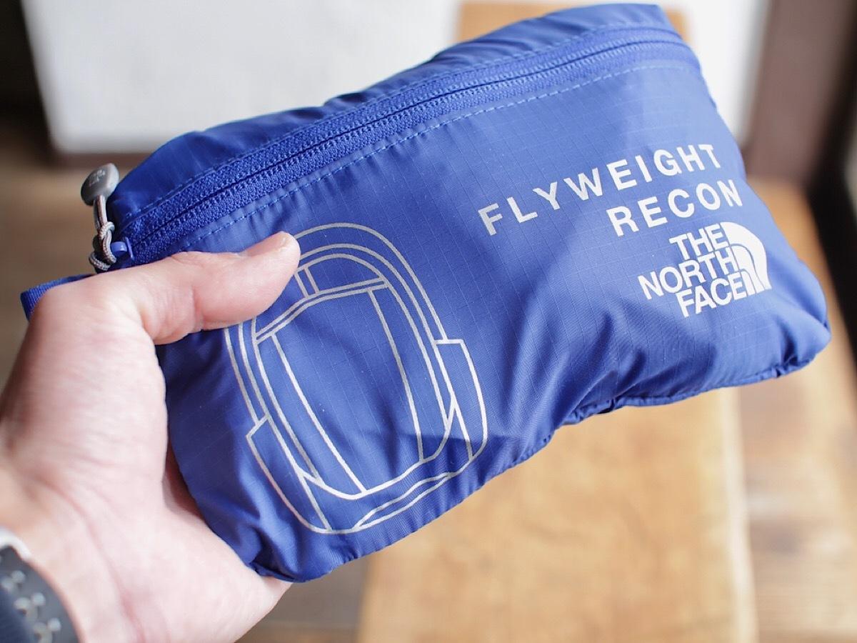 THE NORTH FACEのバックパックなら、22ℓがこのサイズに収まるよ 