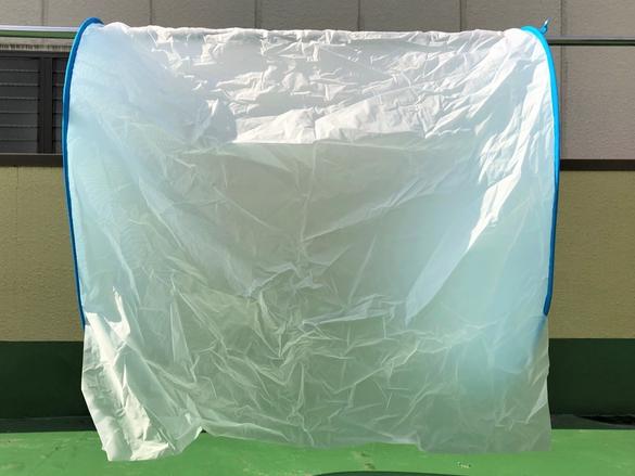 花粉対策考えてる このカバーが 大切な服を外干しのストレスから守ってくれるんだ マイ定番スタイル Roomie ルーミー