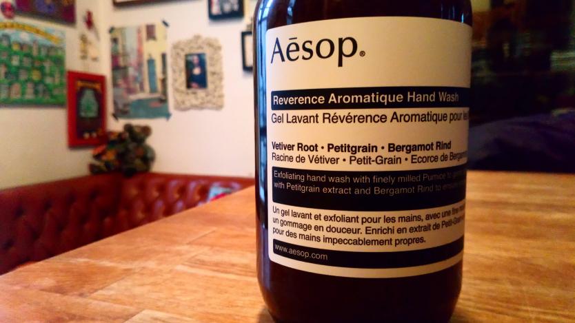 イソップのハンドウォッシュを、手洗い習慣と一緒にプレゼントなんて