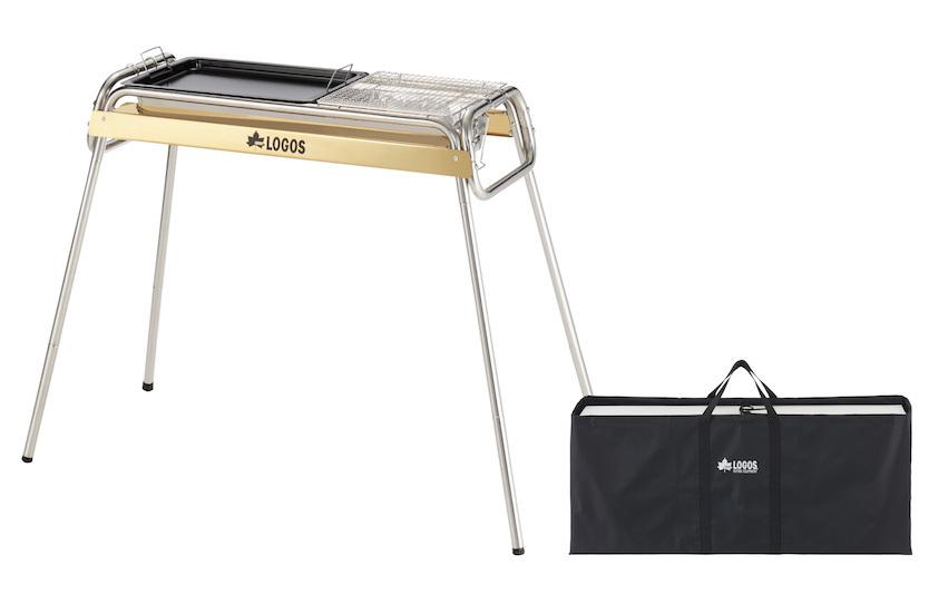 ロゴスの新作グリルがめっちゃ優秀！高さが80cmあって調理もラクチン