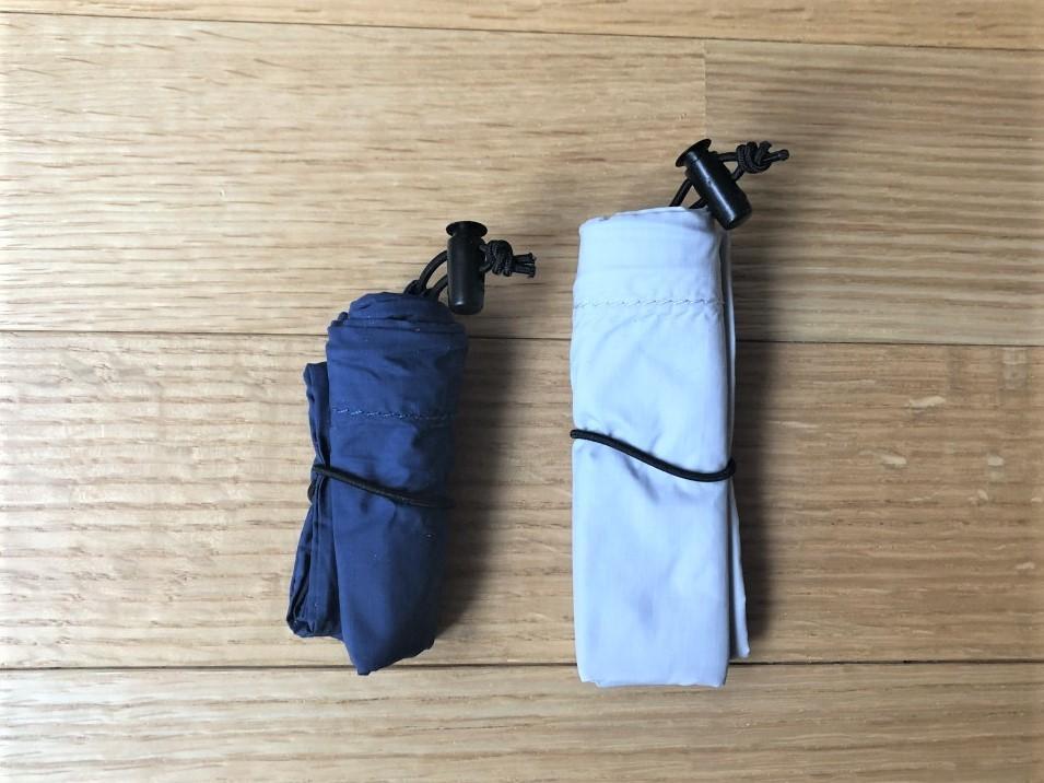 脱・ビニール袋。無印良品の小さくたためる巾着は、あると助かる便利な