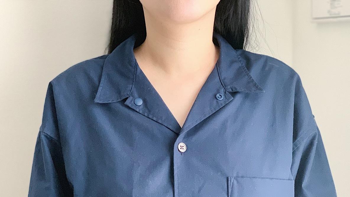 いいじゃん、MUJI Laboの開襟シャツ！ コレ一枚でキチンと感もトレンド