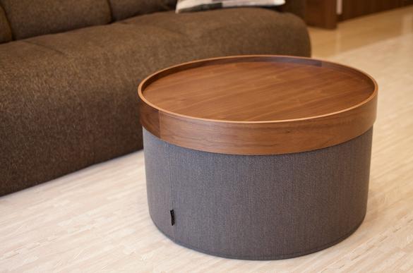 ペット喫煙者おりません^^♪【お値下げ】ACTUS DRUMS POUF STOOL LOW TABLE