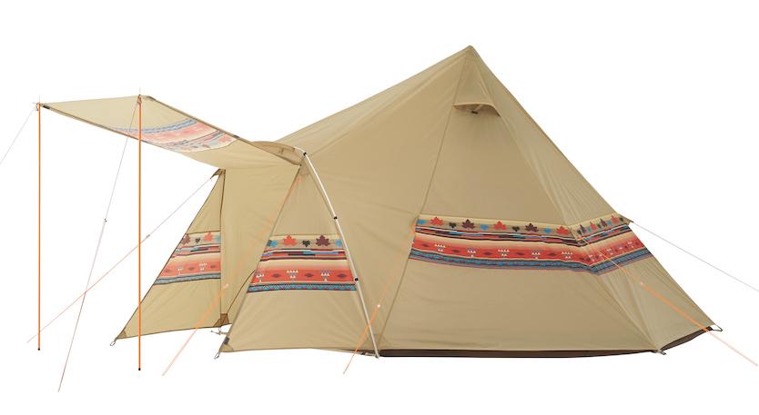 ロゴス ナバホ400　ワンポールテント LOGOS ナバホ Tepee 400-BB|ギア|テント|ワンポール|製品情報