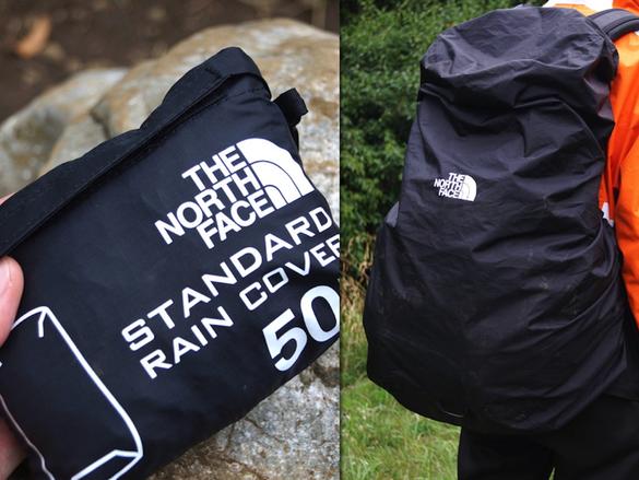 THE NORTH FACEのレインカバーで登山の雨対策はバッチリ！ 装着も収納 