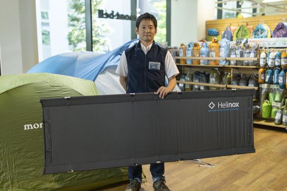 Helinox ライトコット 軽量 グレー 収納バッグ付き（快適な睡眠を手に 
