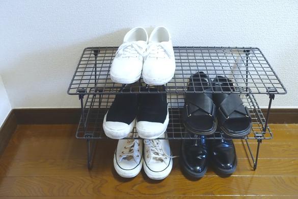 イケアの399円シューズラックがキャンプで活躍するフィールドラックに 