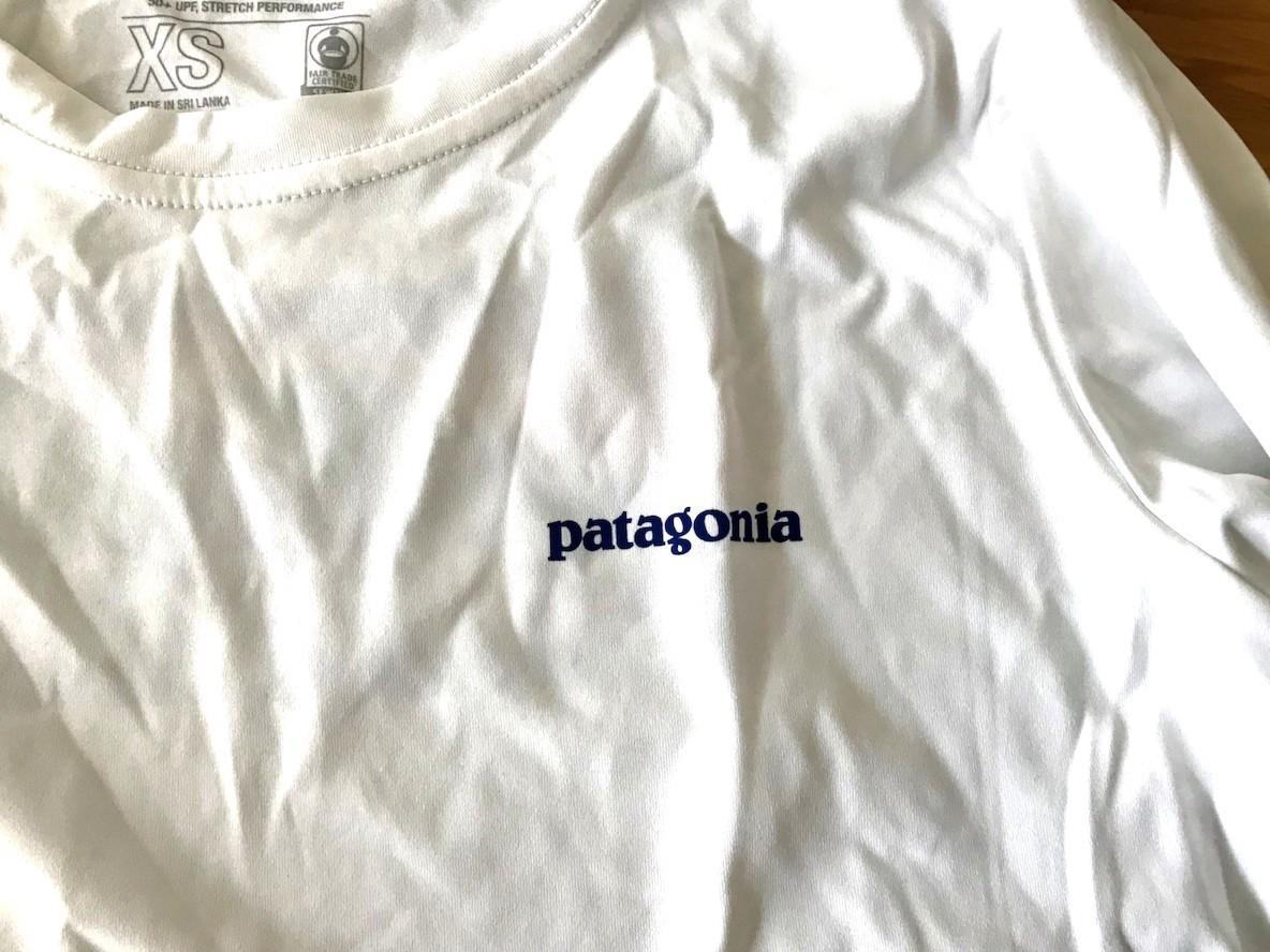 patagoniaのロンT、ラッシュガードが暑い真夏でもサラッと着れるよ