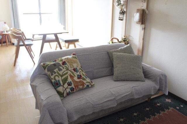 ウニコ　マルチクロス　リネン unico ウニコ リネンシャンブレーマルチクロス - メルカリ