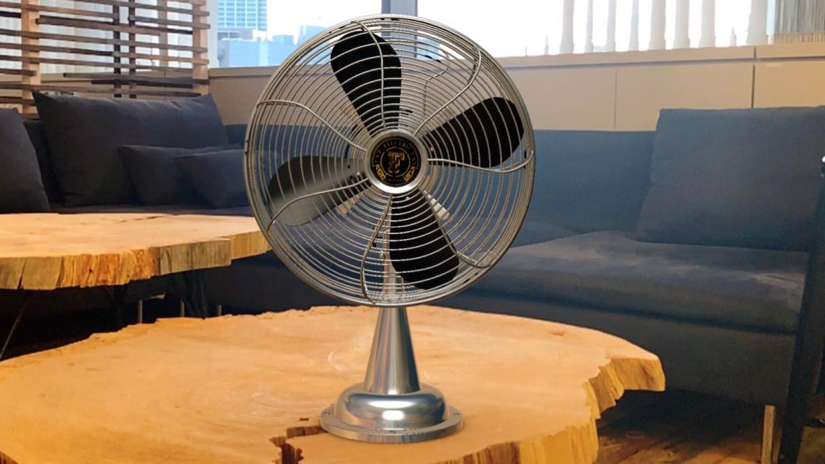 マイ定番スタイルがAR化！ 「涼しくなっても手放したくない扇風機」を