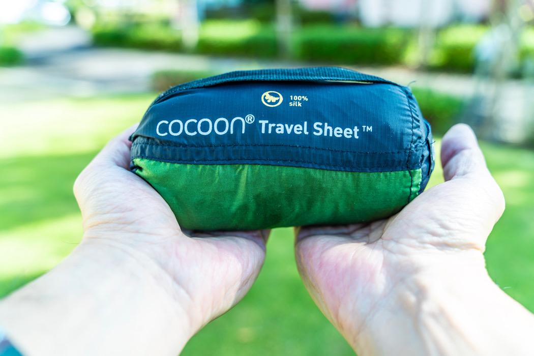 cocoon トラベルシート 100%シルク グリーン P10倍 コクーン トラベル