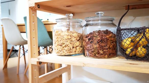 IKEA イケア ヴァルダーゲン ガラスキャニスター 7個セット 保存容器 IKEAで600円弱のガラスキャニスター「ヴァルダーゲン」が、キッチンの