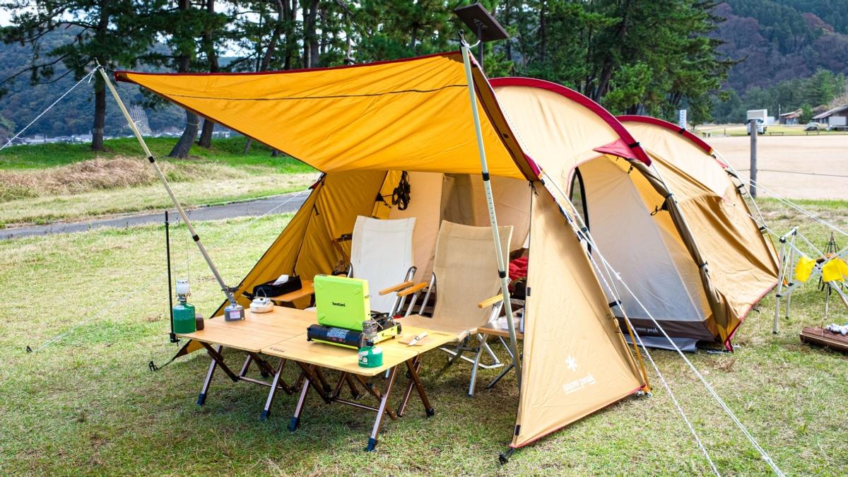 スノーピークのヴォールトで寒い季節もキャンプを楽しもう！カンタン  