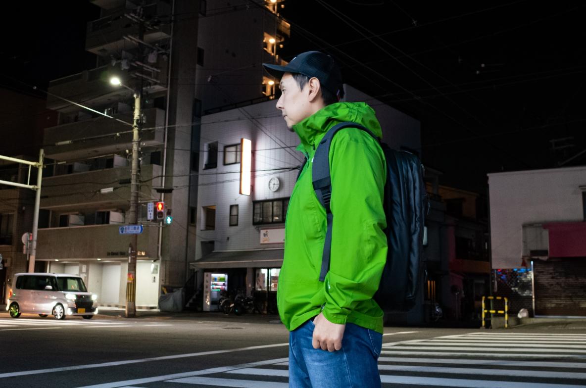 THE NORTH FACE GORE-TEX クライムライトジャケット 緑 THE NORTH FACEのクライムライトジャケットは3層構造のGORE-TEX