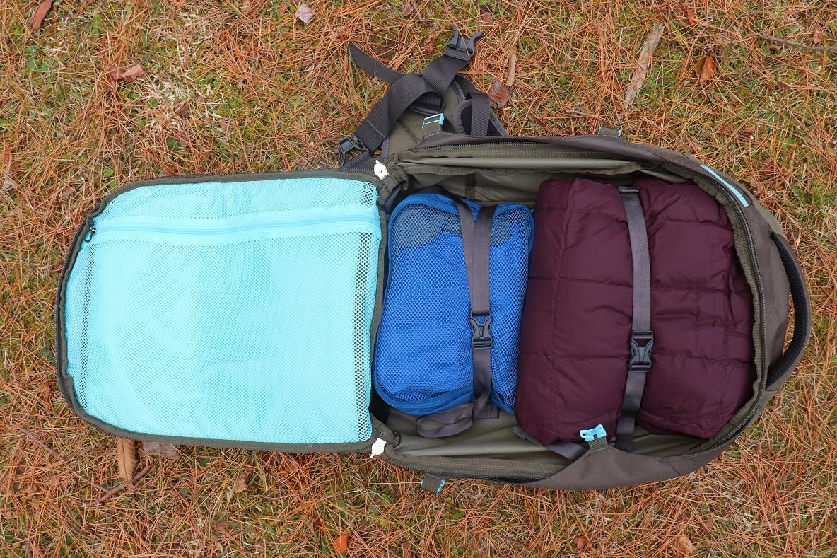 オスプレーの「フェアビュー40」は体にフィットして疲れない！年末年始