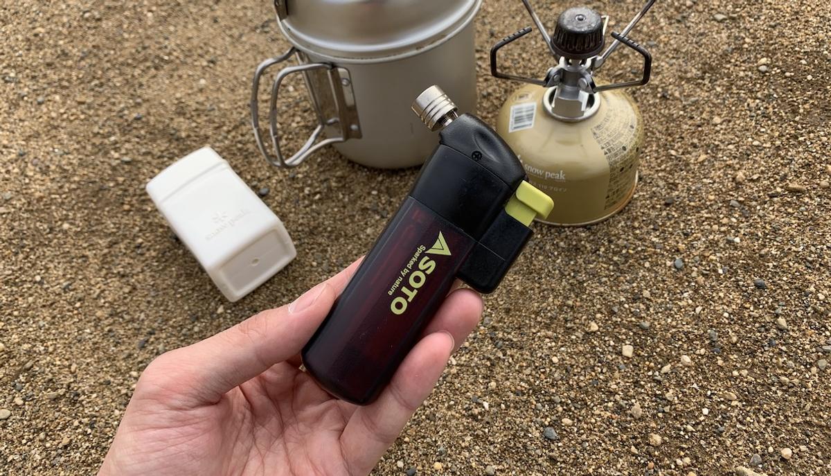 Sotoの ポケトーチ で100円ライターが小型バーナーに変身 Roomie ルーミー