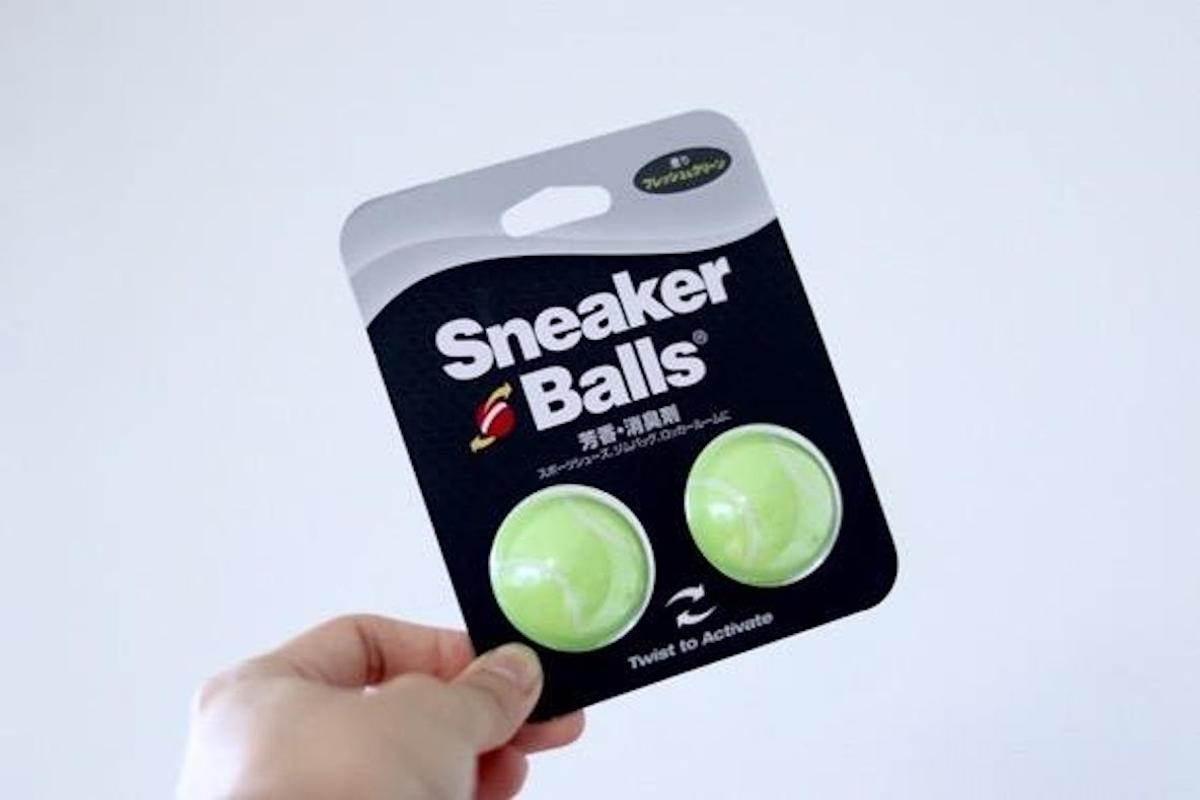 国産品 スニーカーボール 芳香消臭剤 フレッシュグリーン