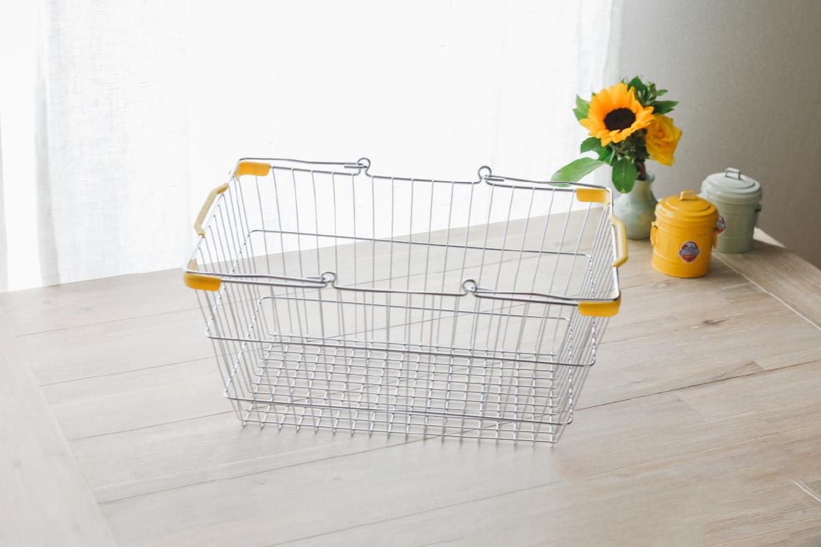 マーケットバスケット DULTON　ガルバナイズ　ダルトン　4点セット DULTON ONLINE SHOP | SQUARE BASKET-TRAY GALVANIZED(SQUARE