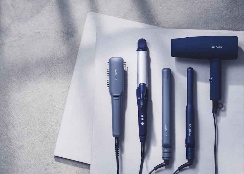 SALONIAのヘアアイロンに家電ぽくないカラーが登場！ グレーとネイビー