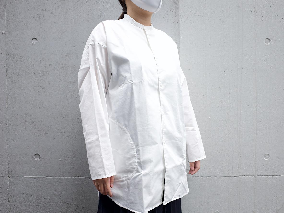 MUJI (無印良品) - ストレッチ高密度織りロングシャツ XXS