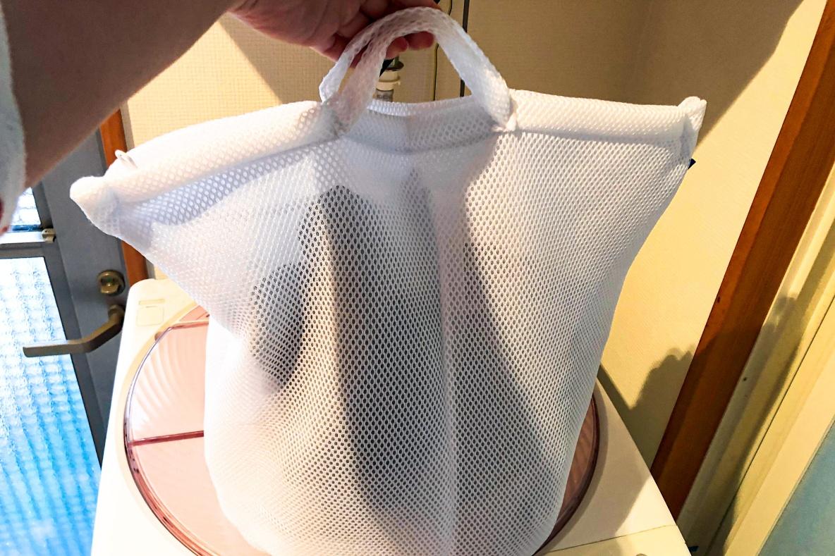 3COINSの「3ポケットランドリー」にはアウトドア衣類の洗濯に便利な