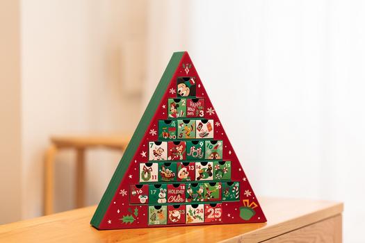 ツムツム クリスマス アドベントカレンダー ピラミッド型 まるで魔法 