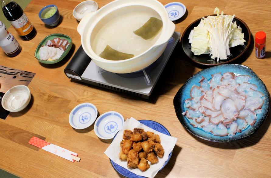 小樽雄真丸の「レア茹で北海ダコ」