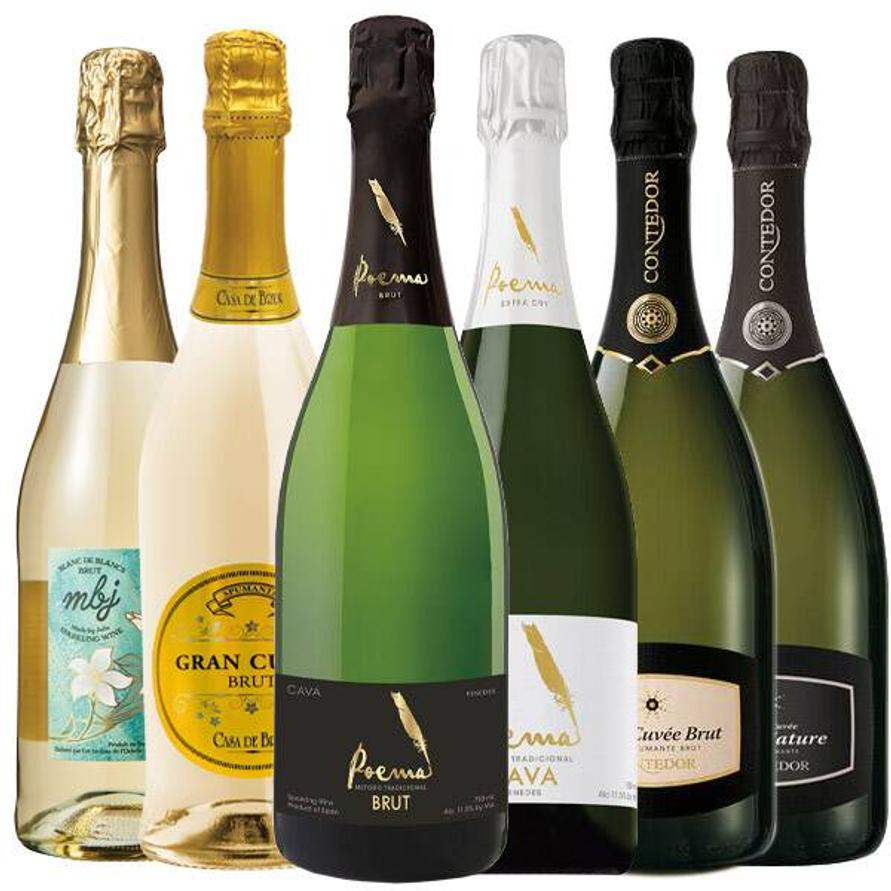 【お酒】オンライン限定 世界の辛口スパークリング 6本セット