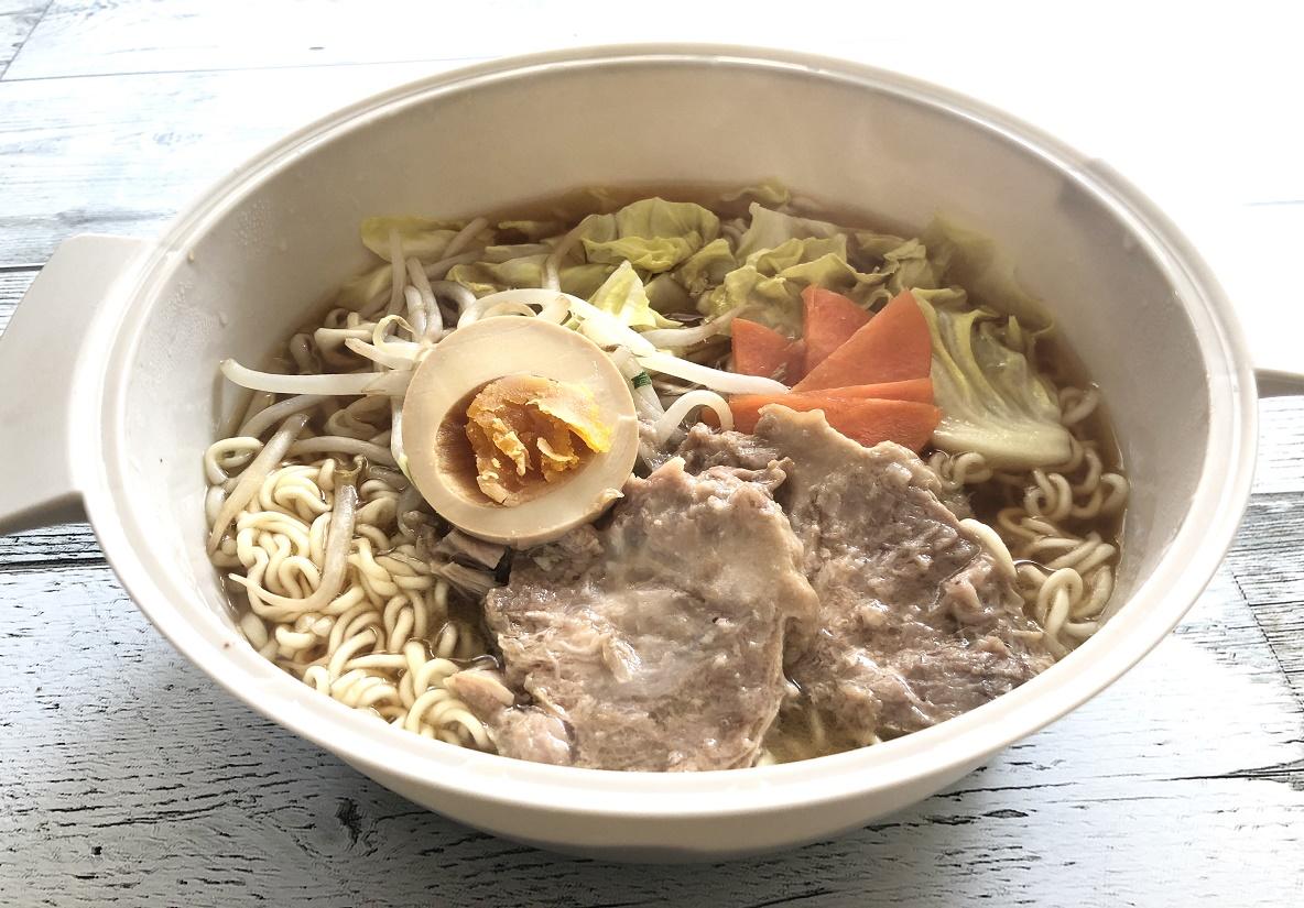 3COINSの「ビストロヌードル」があれば、お湯を沸かさず袋ラーメンが