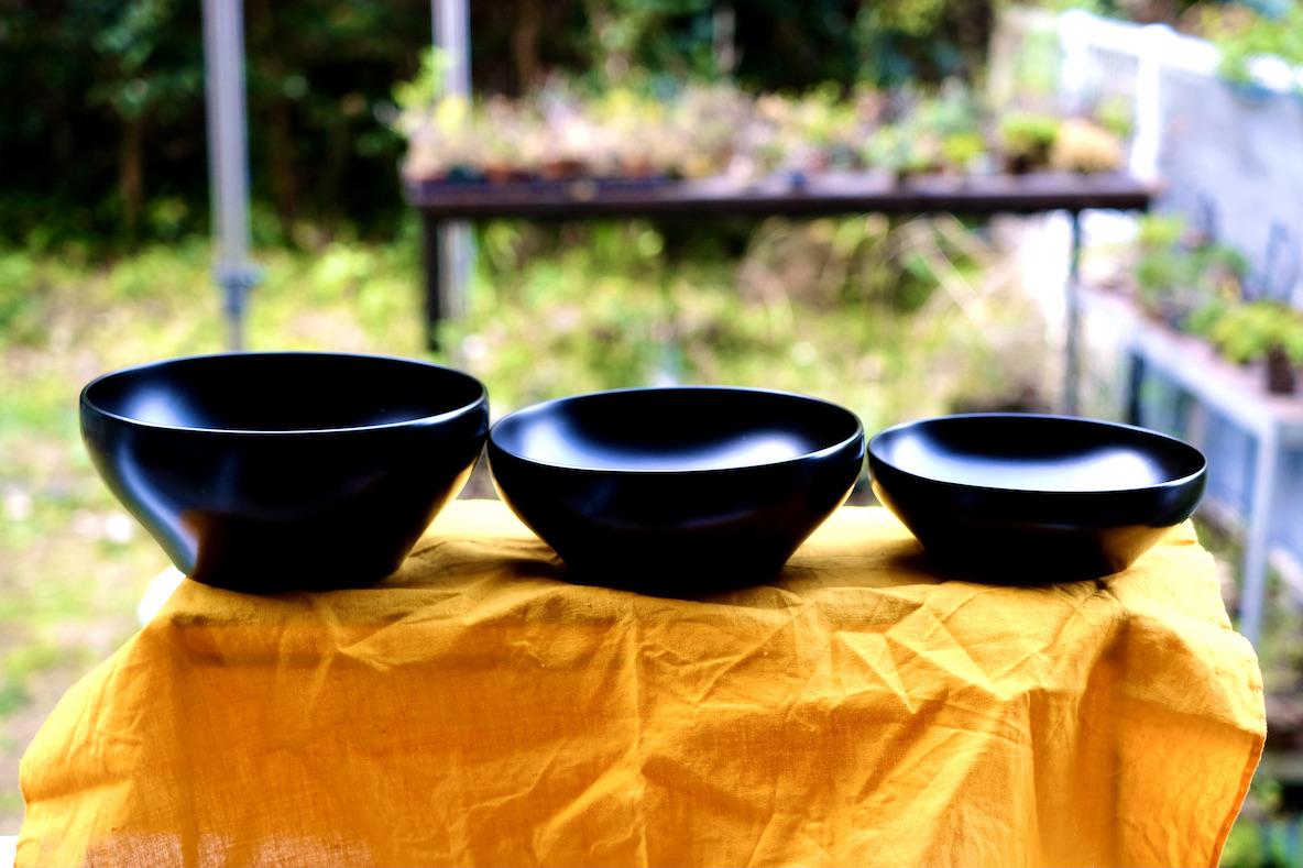 応量器　漆器　秀衡塗　正法寺椀　黒　無地 応量器 漆器 秀衡塗 正法寺椀 黒 無地